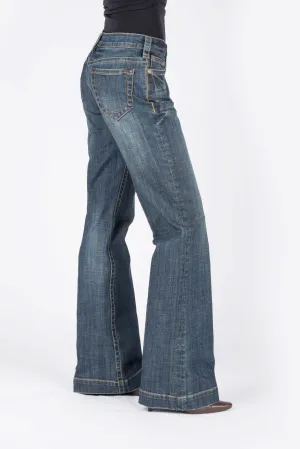 Stetson Womens 214 City Stitched Circle Blue Cotton Blend Jeans Casual Comfort Wear Everyday Fashion Autumn Days Outdoor Enthusiast Streetwear Fan Stetson Womens 214 City Stitched Circle Blue Cotton Blend Jeans