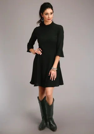 Stetson Womens Black Polyester Knee Length S/S Dress Utility Pockets Stetson Womens Black Polyester Knee Length S/S Dress Shopping Day Outdoor Enthusiast
