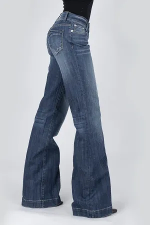 Stetson Womens Blue Cotton Blend 214 Diangle Pieced Jeans Luxury Cut Chill Outfit Spring Mood Stetson Womens Blue Cotton Blend 214 Diangle Pieced Jeans