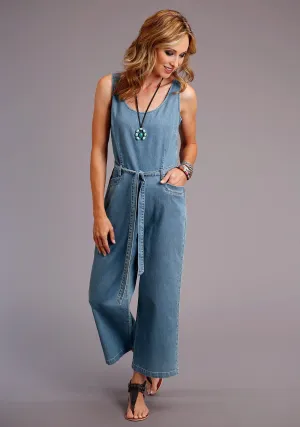 Stetson Womens Blue Denim Tank-Style S/L Jumper Edgy Outfit Stetson Womens Blue Denim Tank-Style S/L Jumper Artist Vibe Durable Light Fabric