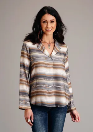 Stetson Womens Desert Serape Brown 100% Rayon L/S Blouse Fashion Picks Stetson Womens Desert Serape Brown 100% Rayon L/S Blouse Reinforced Shoulders Unmatched comfort