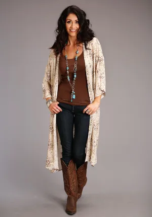 Stetson Womens Gold Rayon/Nylon Herringbone Kimono Aztec Cardigan Non Irritating Seams Stetson Womens Gold Rayon/Nylon Herringbone Kimono Aztec Cardigan Versatile Winter Warmth