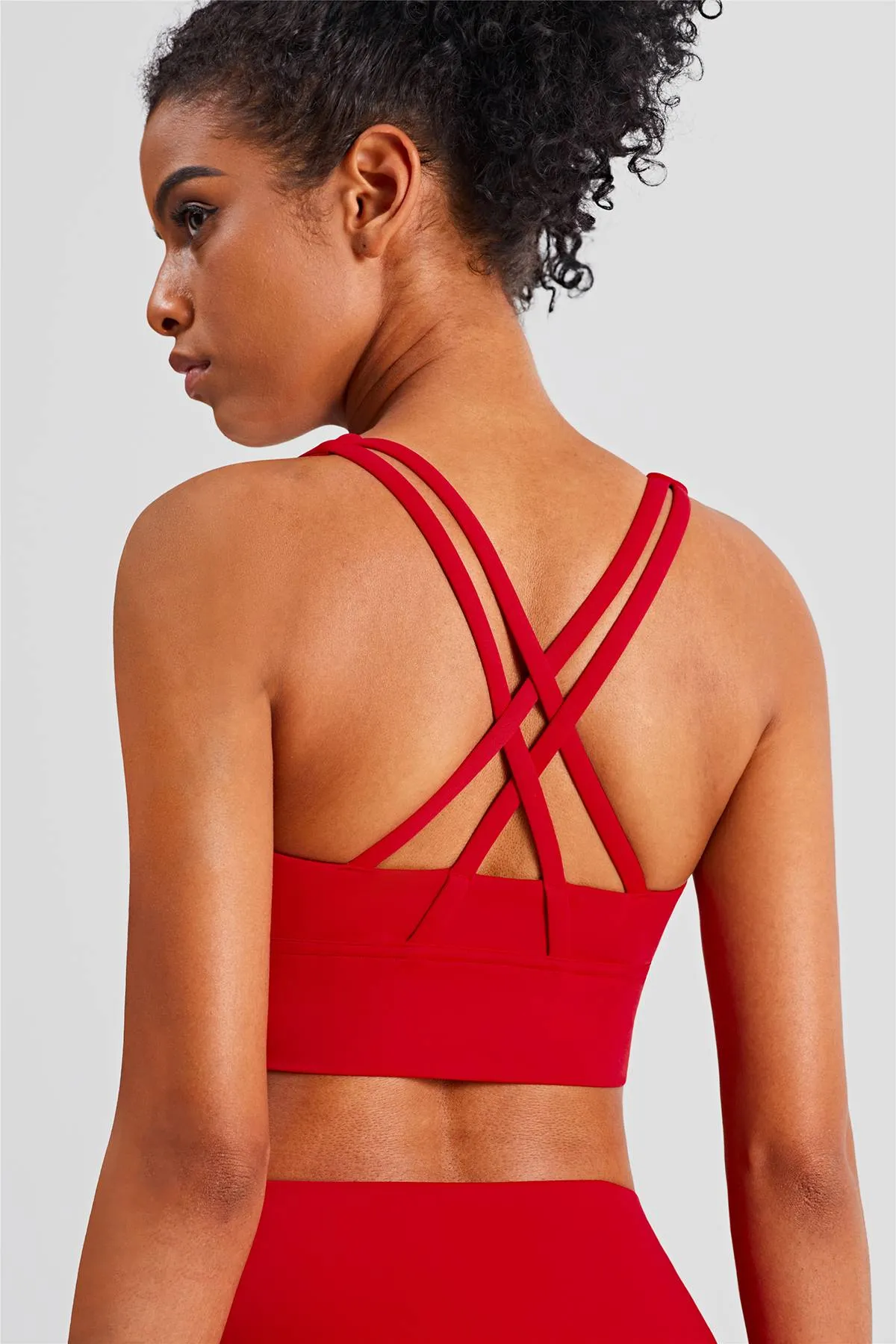 Strappy Back Sports Bra
