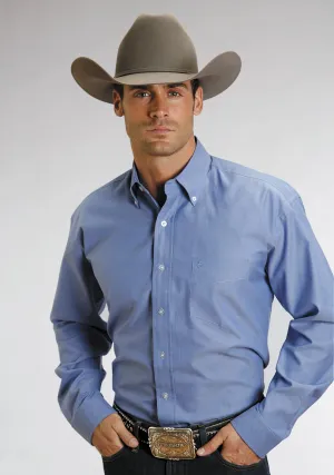 Street Chic Stetson Mens Blue 100% Cotton L/S Light Oxford Pinpoint BD Western Shirt High-End Look Organic Cotton Stetson Mens Blue 100% Cotton L/S Light Oxford Pinpoint BD Western Shirt