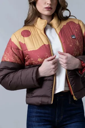 Street Ready Kimes Ranch Womens Valencia Puffy Gold 100% Polyester Insulated Jacket No Gap Waist Engineering Cool And Simple Kimes Ranch Womens Valencia Puffy Gold 100% Polyester Insulated Jacket