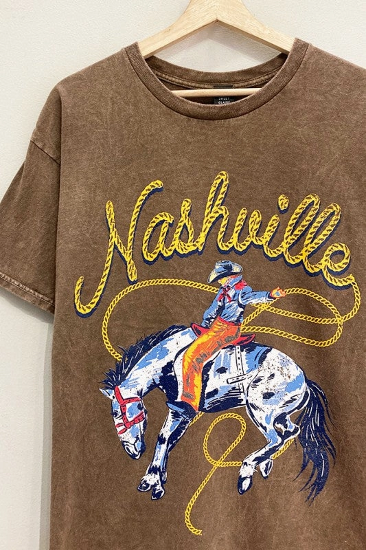 Durable Knit Structure Nashville Cowboy Tee S-XL