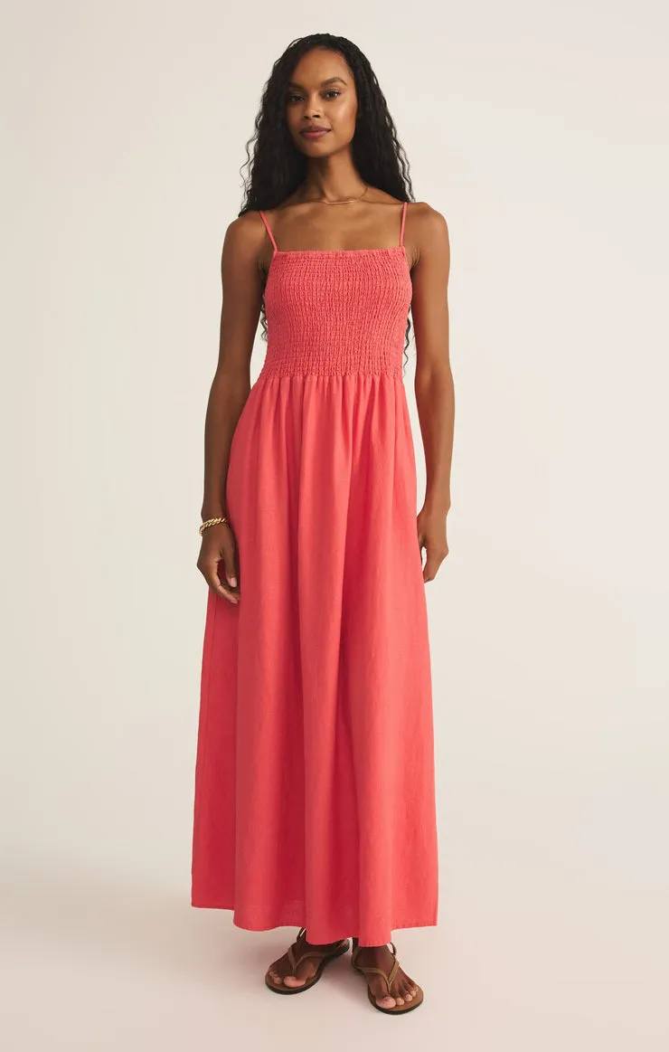 Quick Fit Chic Tone BAYSIDE LINEN MAXI DRESS
