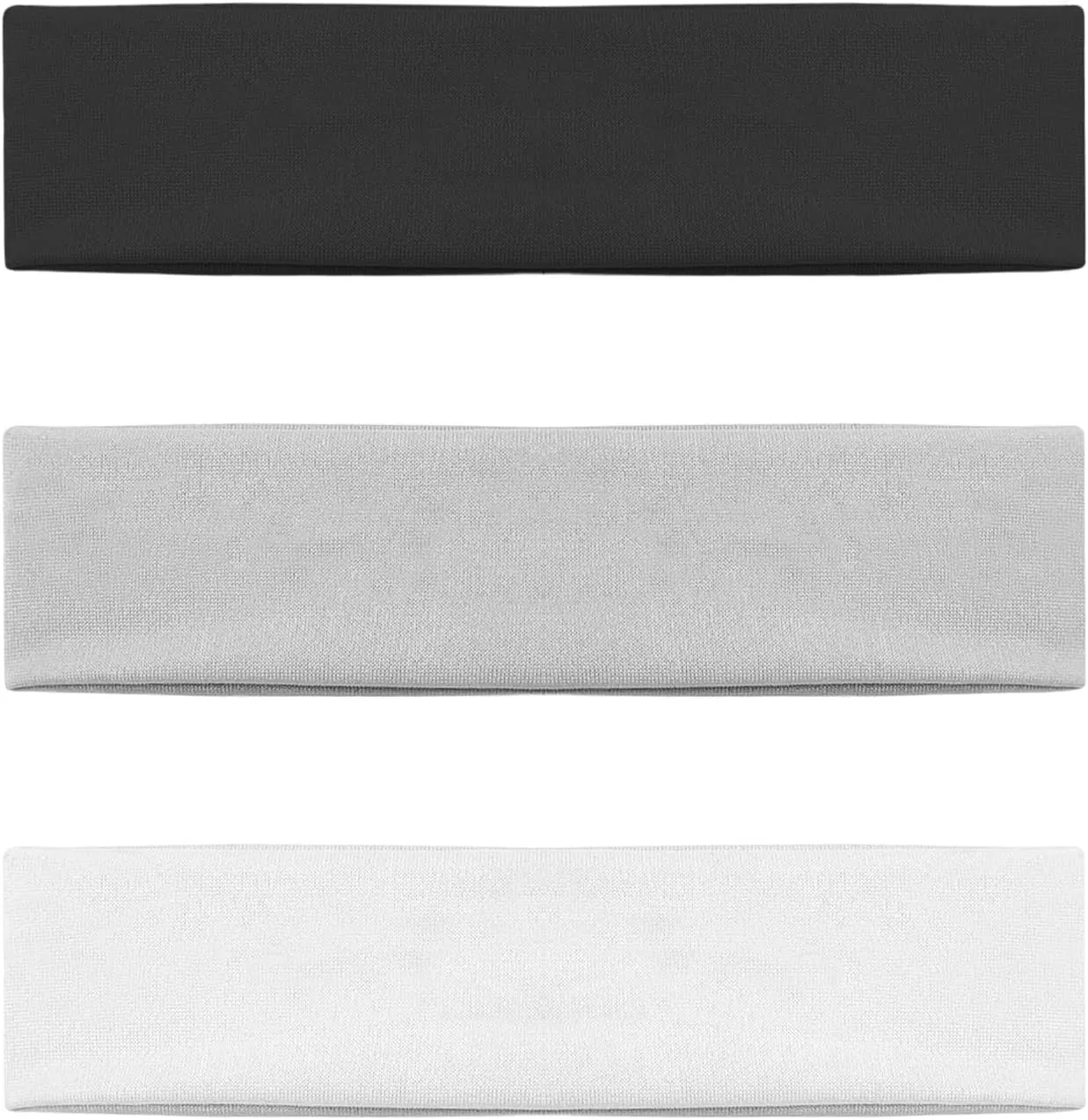 Stretchy Elastic Solid Headbands, Cotton Sports Hairband for Women Girls, Suitable for Yoga, Pilates, Running, Cycling Y6-TLFD