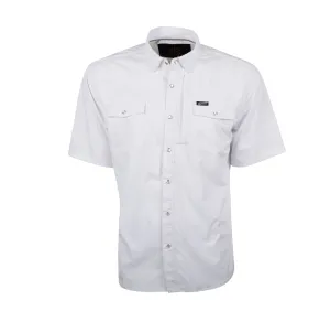 STS Ranchwear Mens Fischer Performance White Nylon/Spandex L/S Shirt Versatile Layer STS Ranchwear Mens Fischer Performance White Nylon/Spandex L/S Shirt Low Profile Pocket Design Earthy Hue