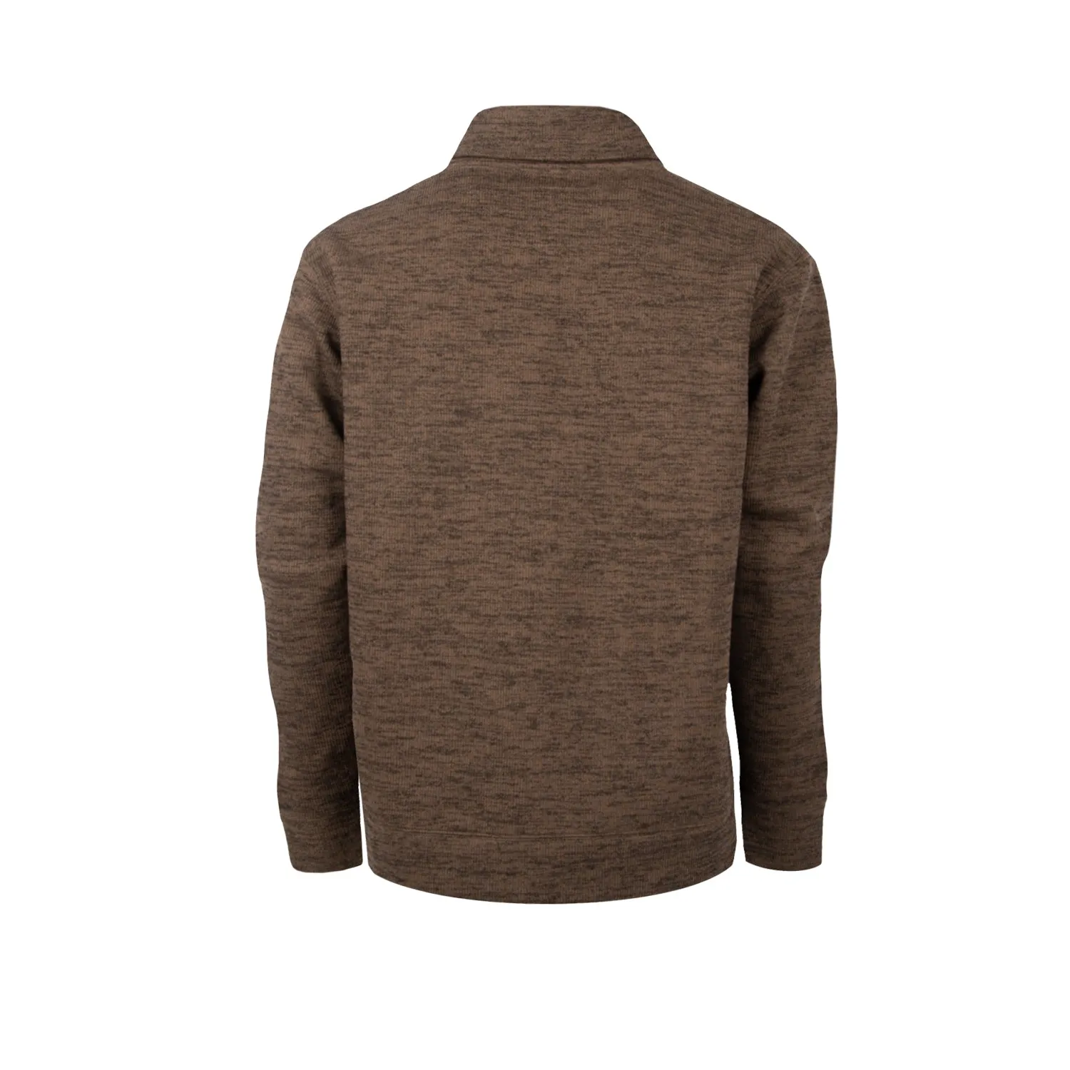 STS Ranchwear Mens Olathe Heather Chocolate 100% Polyester Pullover Sweater Earthy Hue
