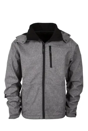 Premium Denim STS Ranchwear Womens Barrier Light Heather Grey Polyester Softshell Jacket