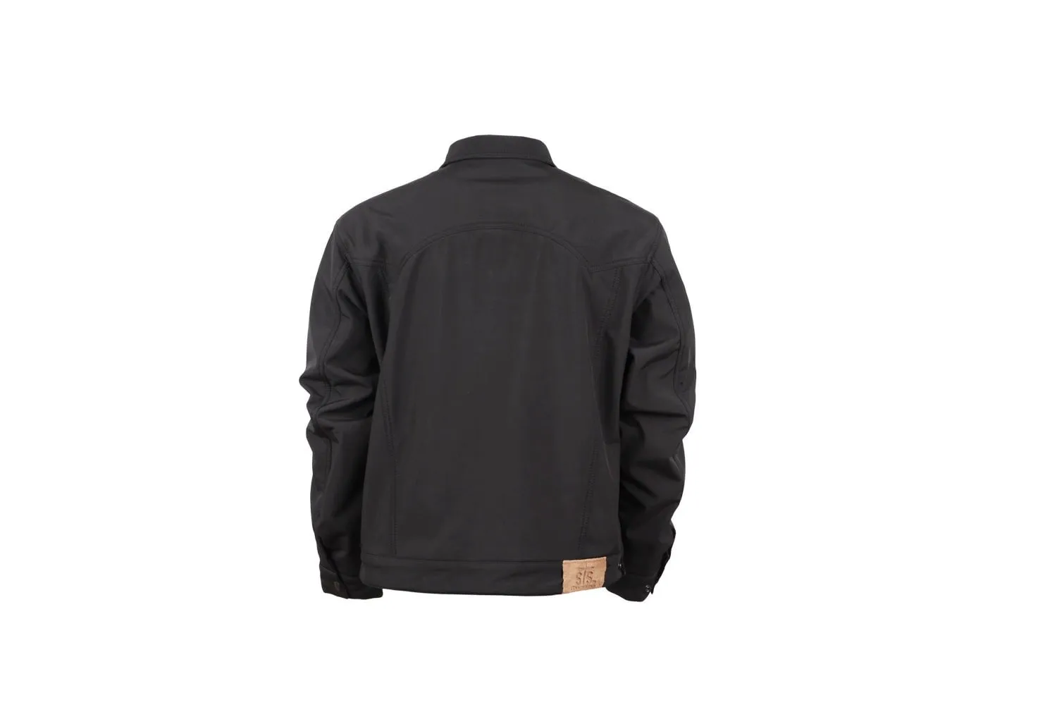 Garment Dyed Texture STS Ranchwear Womens Brumby Black Polyester Softshell Jacket
