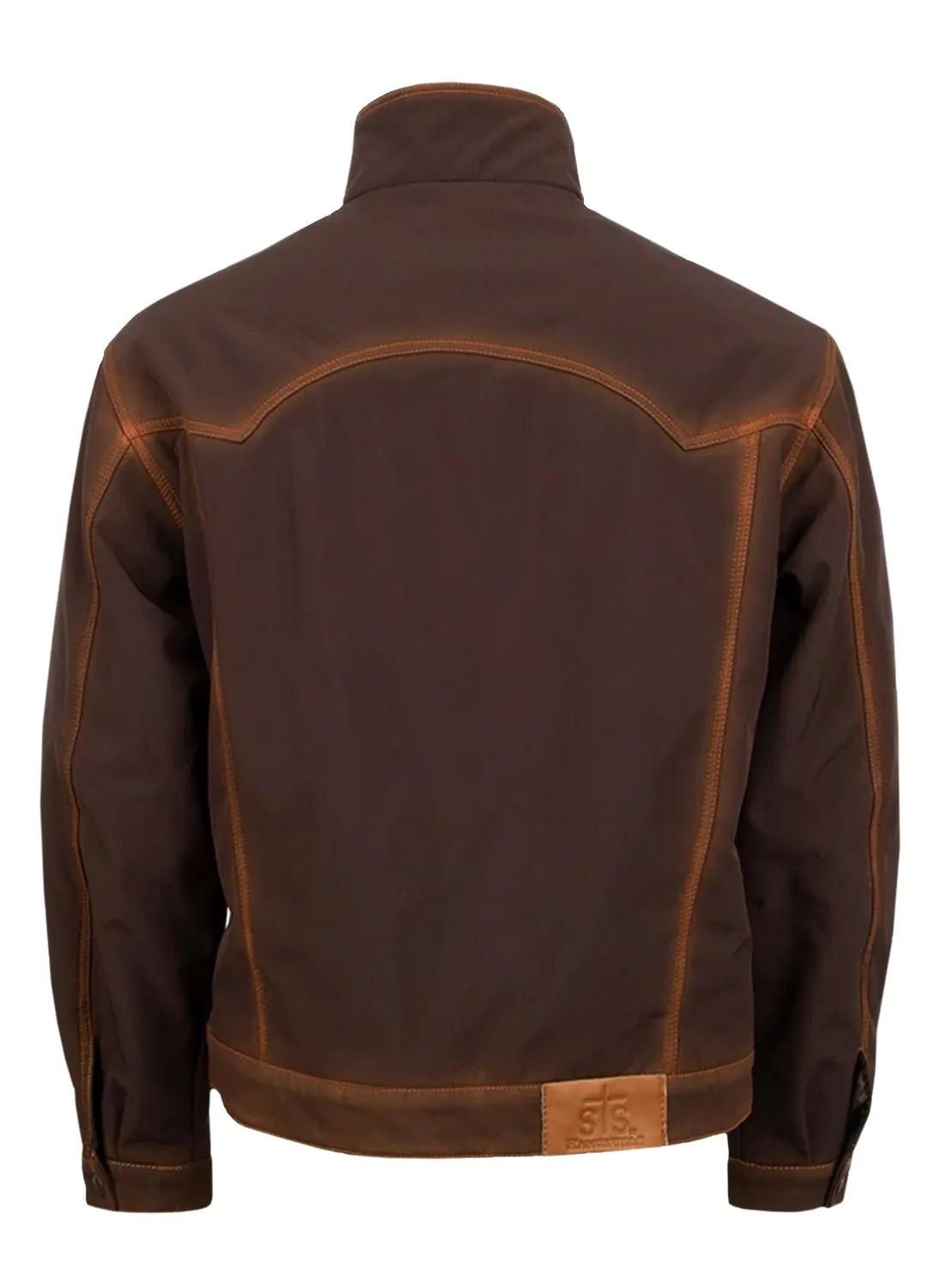 STS Ranchwear Womens Brumby Brown Polyester Softshell Jacket Smart Fit