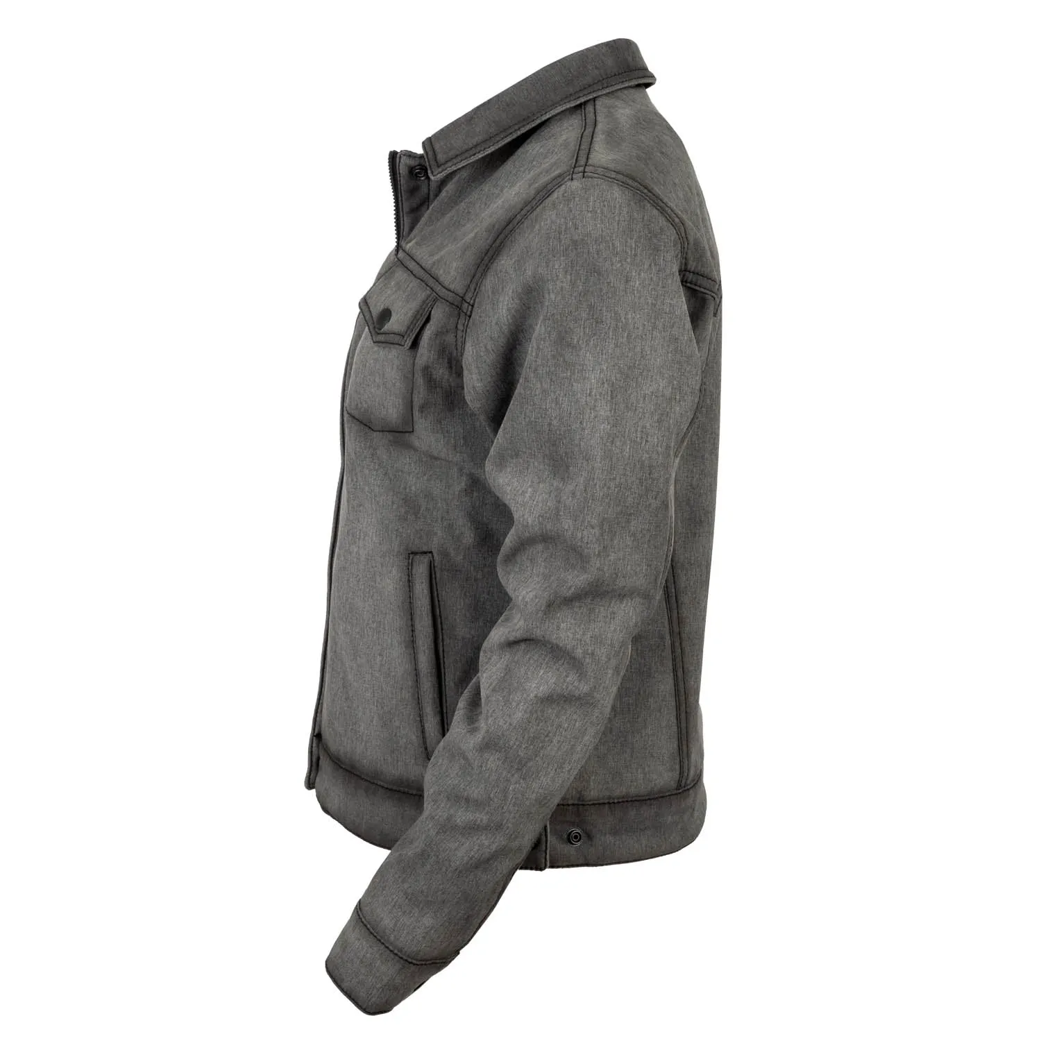 STS Ranchwear Womens Brumby Enzyme Gray 100% Cotton Softshell Jacket Go-To Choice Sporty Comfort