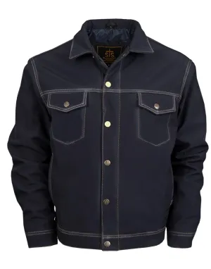 STS Ranchwear Womens Brumby Enzyme Navy Polyester Softshell Jacket Edgy Twist Chill Comfort STS Ranchwear Womens Brumby Enzyme Navy Polyester Softshell Jacket