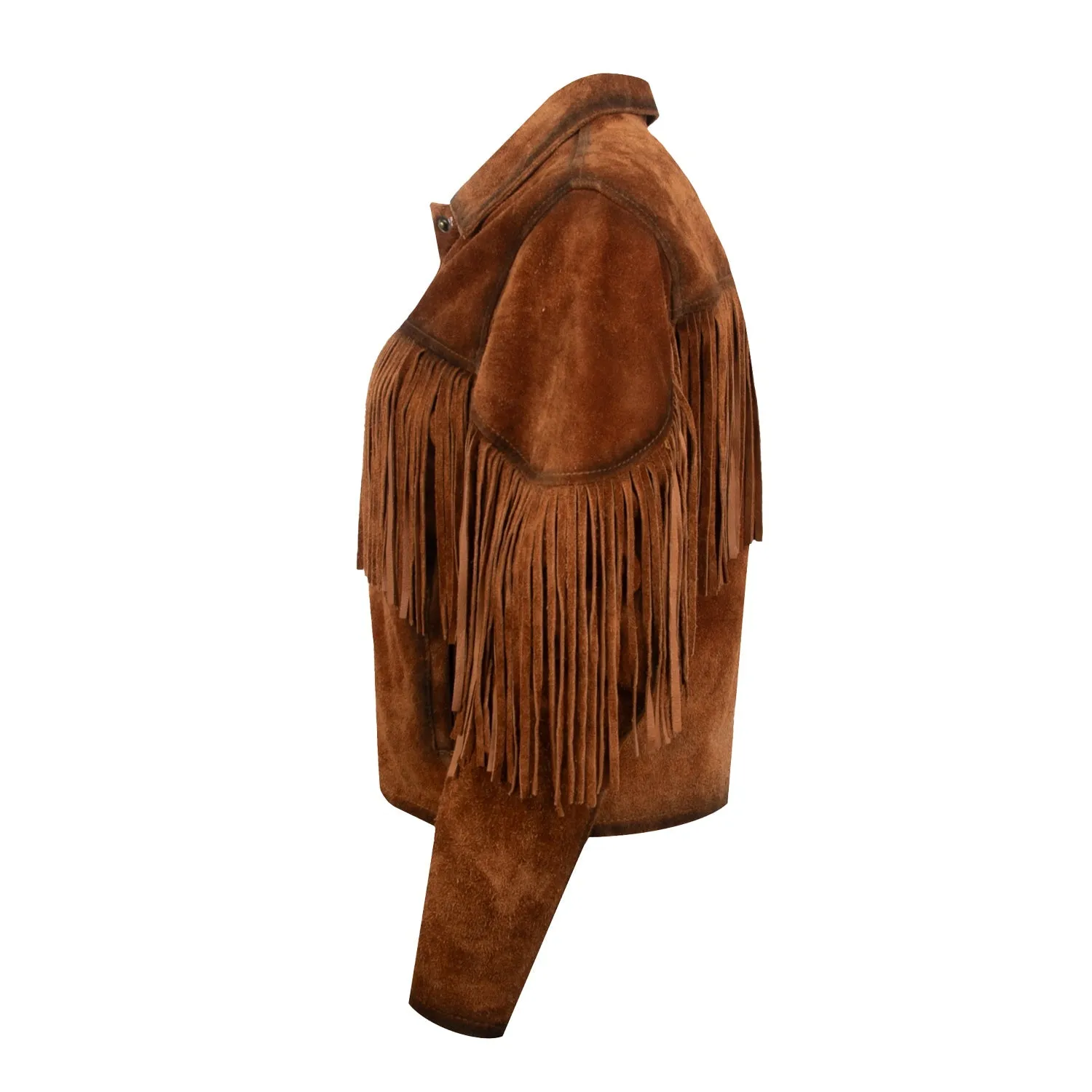 Basic Necessity Holiday Vibes Evening Stroll Picnic Style STS Ranchwear Womens Calamity Rust Suede Leather Jacket