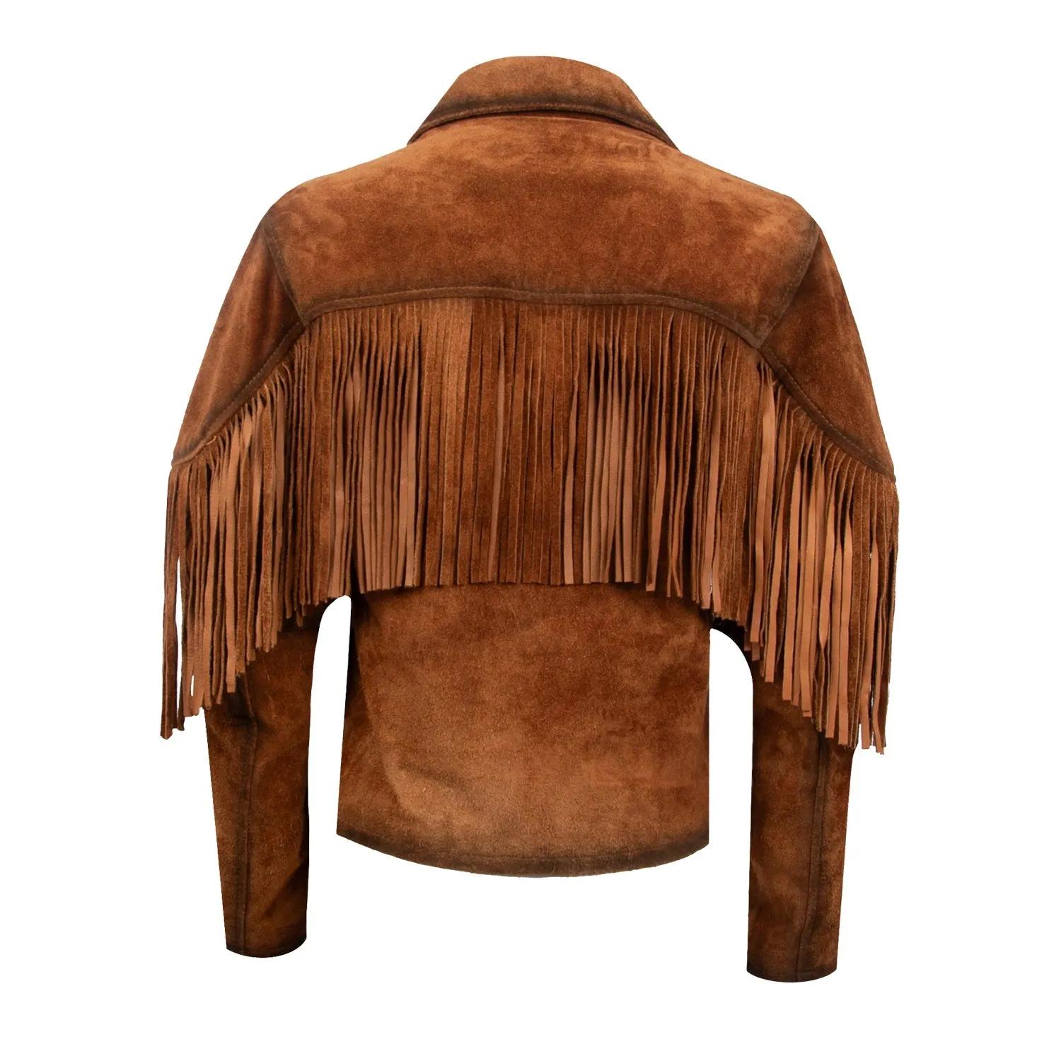 STS Ranchwear Womens Calamity Rust Suede Leather Jacket Summer Vibes Smart Fit Design