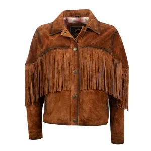 STS Ranchwear Womens Calamity Rust Suede Leather Jacket Clean Finish Morning Stroll Fashion Lover STS Ranchwear Womens Calamity Rust Suede Leather Jacket