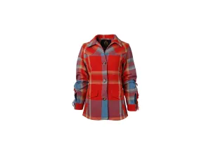 STS Ranchwear Womens Jessie Plaid-Red/Blue/Yellow 100% Cotton Cotton Jacket Premium Cotton Blend Daily Fashion STS Ranchwear Womens Jessie Plaid-Red/Blue/Yellow 100% Cotton Cotton Jacket