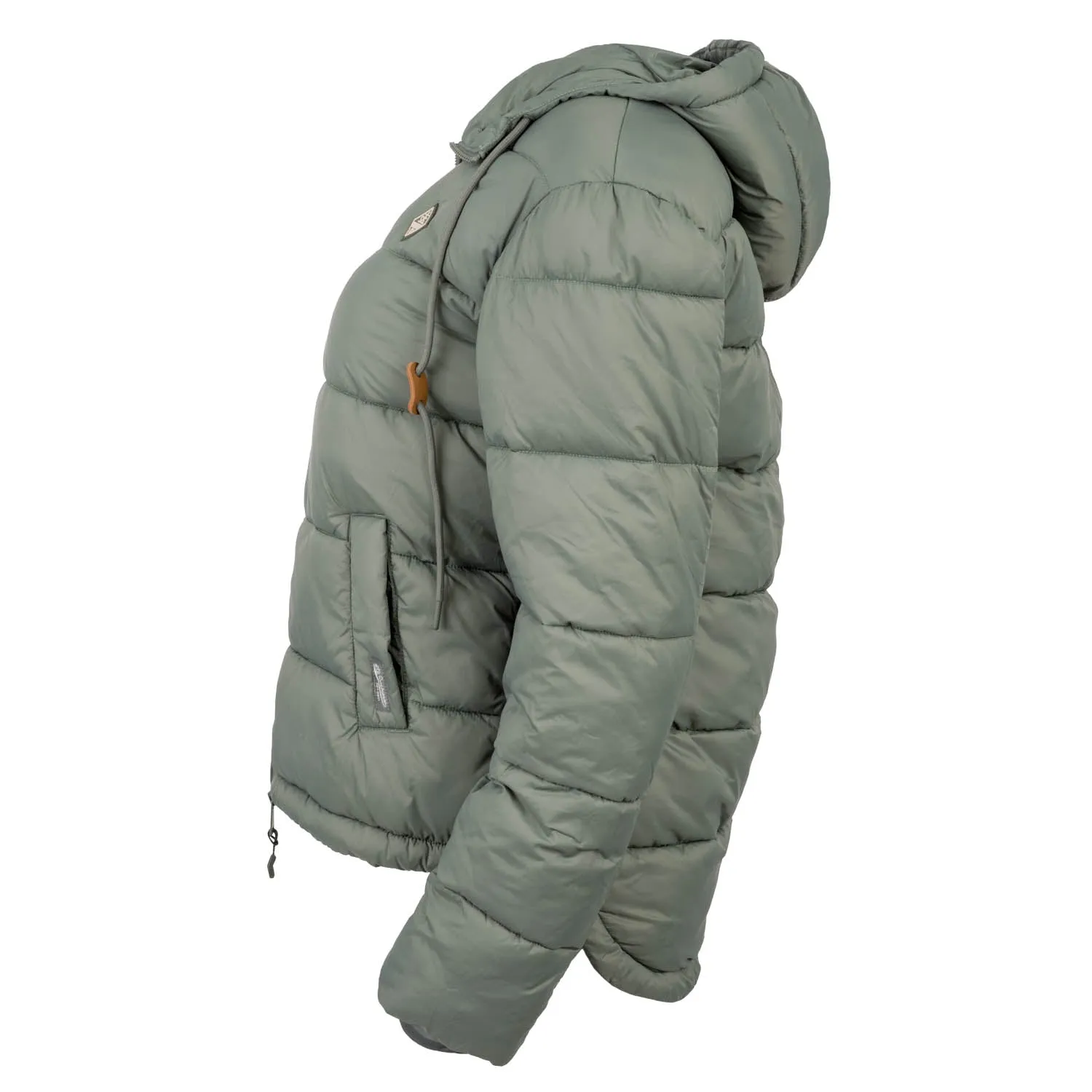 STS Ranchwear Womens Sage Sage 100% Nylon Insulated Jacket No Gap Waist Engineering Office Wear Trendy Home Comfort