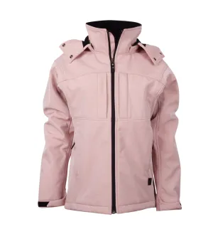 STS Ranchwear Womens Weston Blush Poly/Spandex Softshell Jacket Minimalist Design Minimalist Comfort STS Ranchwear Womens Weston Blush Poly/Spandex Softshell Jacket