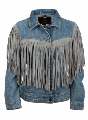 STS Ranchwear Womens Gretchen Denim 100% Cotton Cotton Jacket Day To Day Effortless Layer Odor Control Coating STS Ranchwear Womens Gretchen Denim 100% Cotton Cotton Jacket