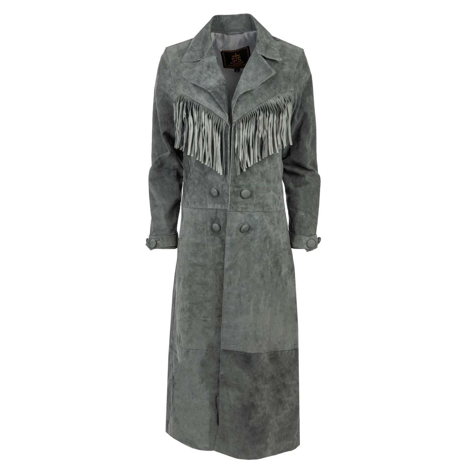 STS Ranchwear Womens Vivie Fog Suede Leather Jacket Suitable Outfit