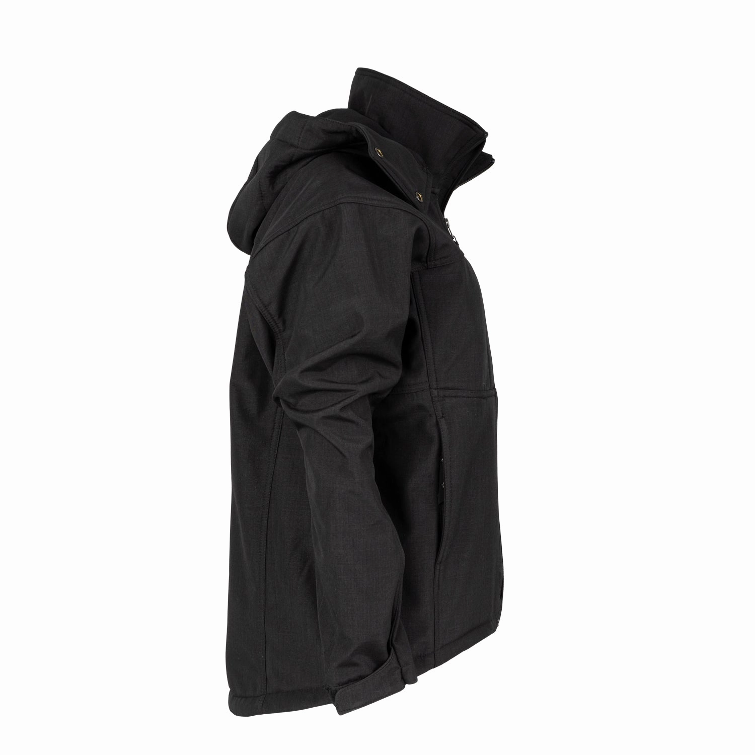 Non Restrictive Thigh STS Ranchwear Womens Weston Black Poly/Spandex Softshell Jacket