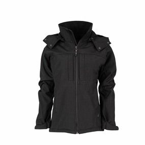STS Ranchwear Womens Weston Black Poly/Spandex Softshell Jacket Sharp Cut Quick Pick Core Item STS Ranchwear Womens Weston Black Poly/Spandex Softshell Jacket