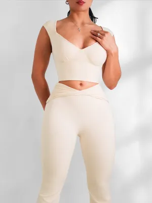 Studio Flex Sports Bra (Sweet Cream)