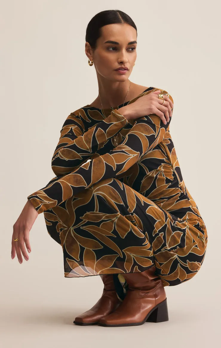 Quick Fit Spellbound Nox Floral Dress in Coconut