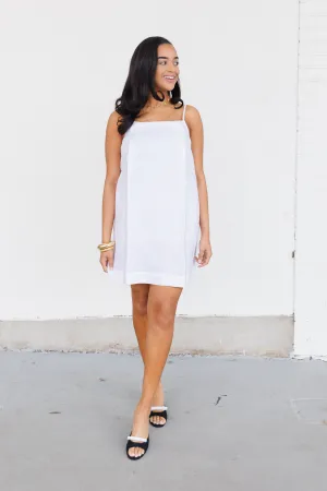 Stylish Layer ANDIE LINEN MINI DRESS ANDIE LINEN MINI DRESS Luxe Touch Feminine Energy