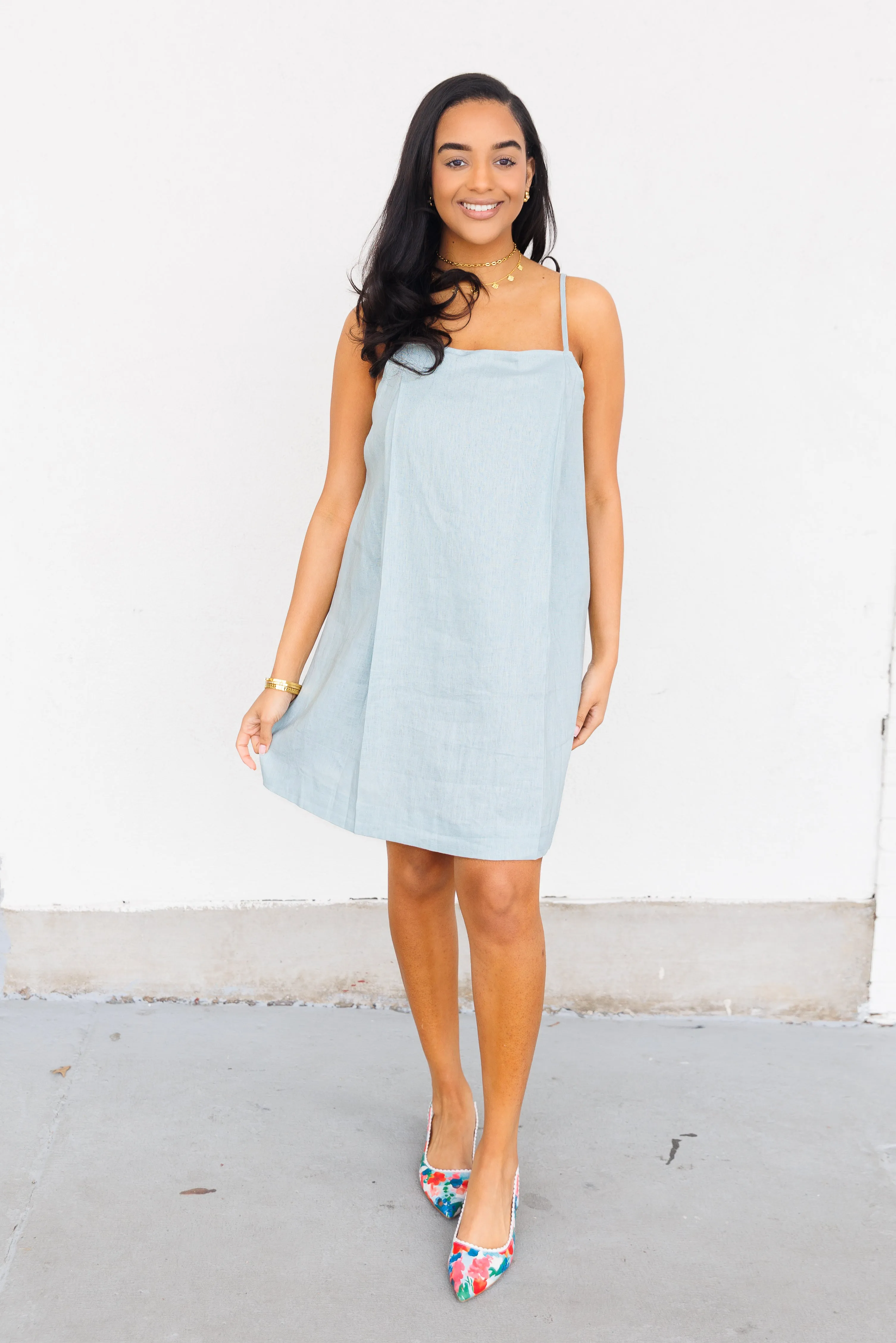 ANDIE LINEN MINI DRESS Effortless Pair
