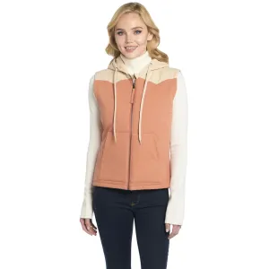 Subtle Fit Cripple Creek Womens Two-Toned Hooded CCP Coral Reef 100% Cotton Vest Cripple Creek Womens Two-Toned Hooded CCP Coral Reef 100% Cotton Vest All weather