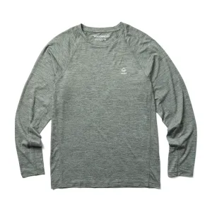 Subtle patterns Wolverine Mens Gunmetal Heather Polyester L/S Sun-Stop Eco Tee Relaxed Fit Ruffle Edge Wolverine Mens Gunmetal Heather Polyester L/S Sun-Stop Eco Tee