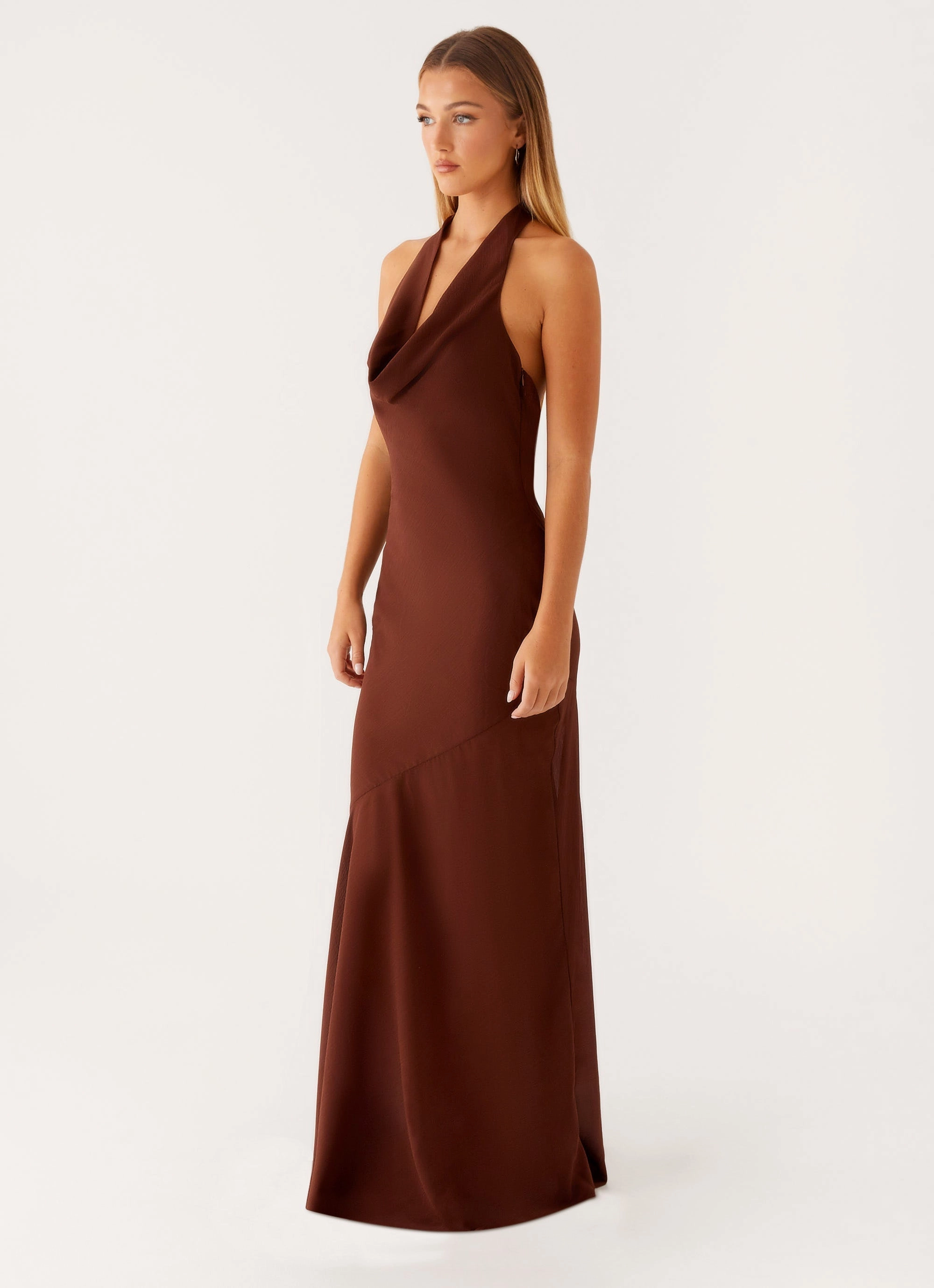 Sullivan Maxi Dress - Chocolate Movement Feel Simple yet chic gown