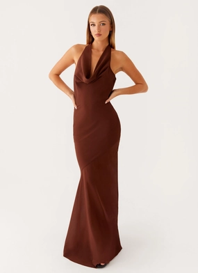 Sullivan Maxi Dress - Chocolate Party fashion Sullivan Maxi Dress - Chocolate All Fit Style