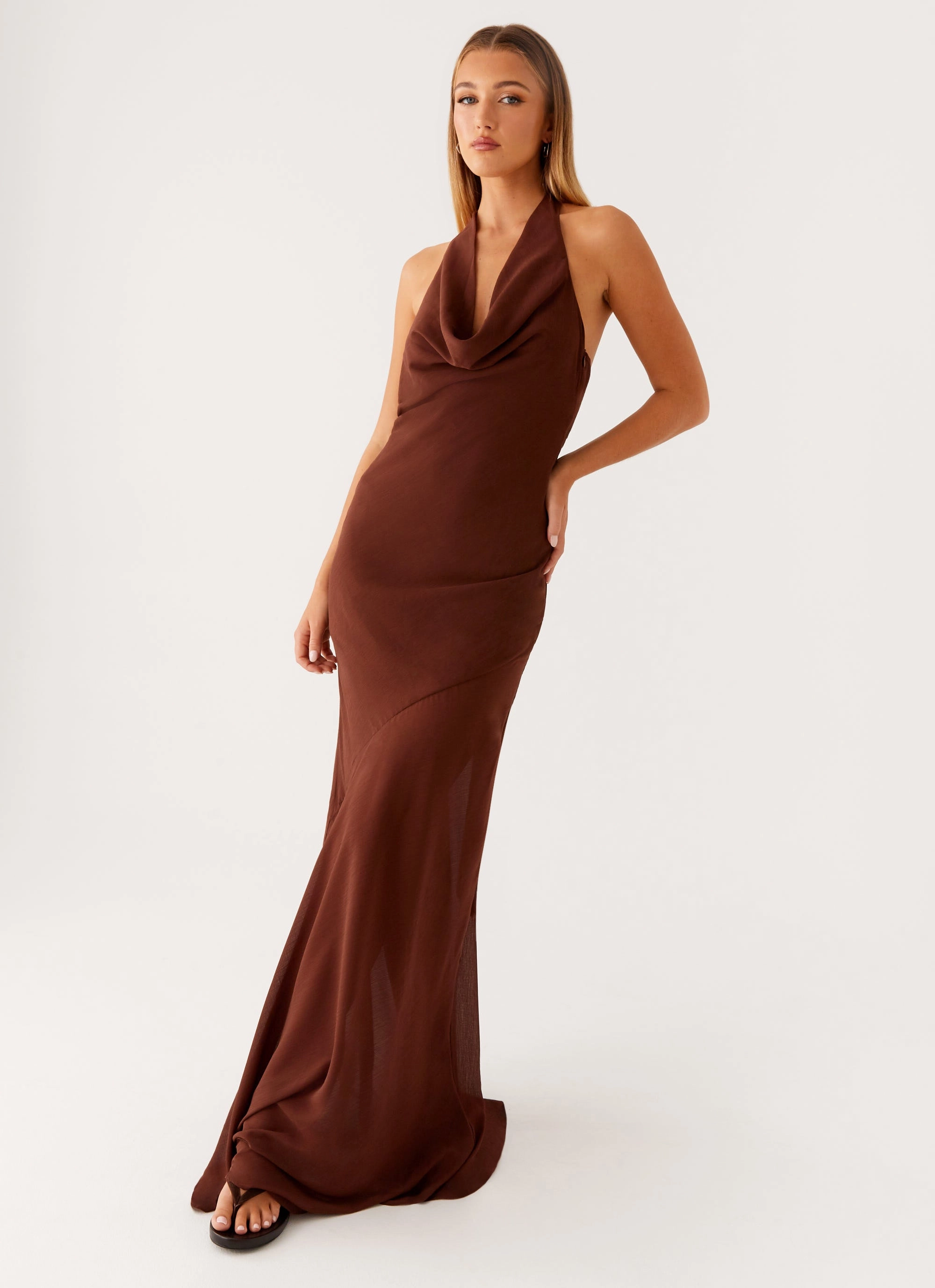 Refined Form Clean Fit Sullivan Maxi Dress - Chocolate