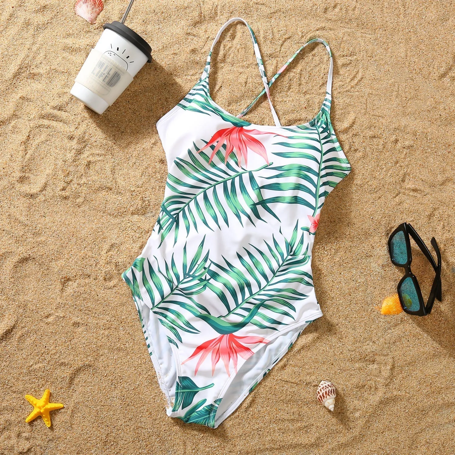 Summer Floral Breeze Family Matching Swimsuit