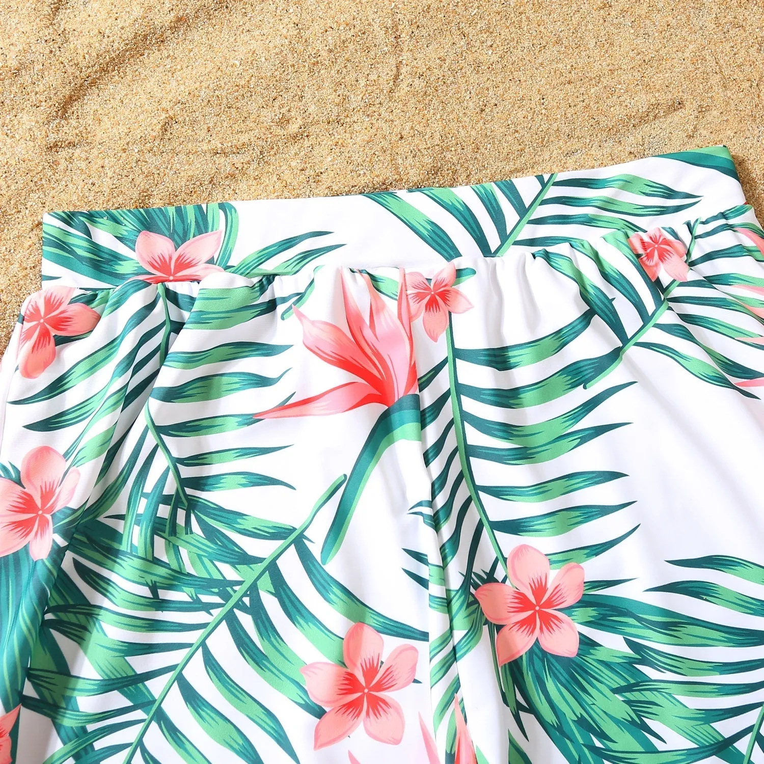 Summer Floral Breeze Family Matching Swimsuit