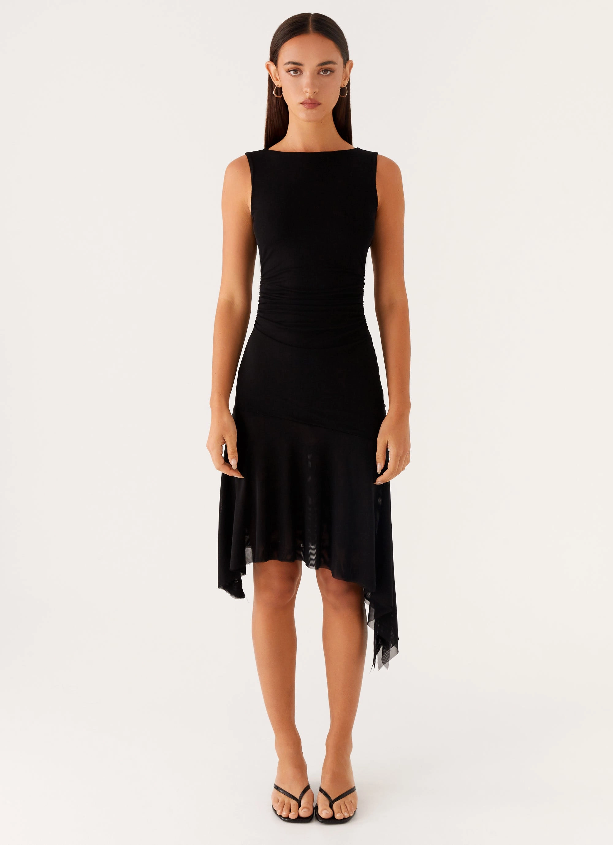 Winona Midi Dress - Black Style Moment