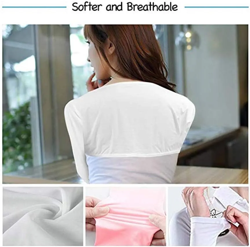 Sun Protection Cooling Shawl Arm Sleeves -UV Resistant Shawl Arm Sleeves For Women Golf And Outdoor Sports