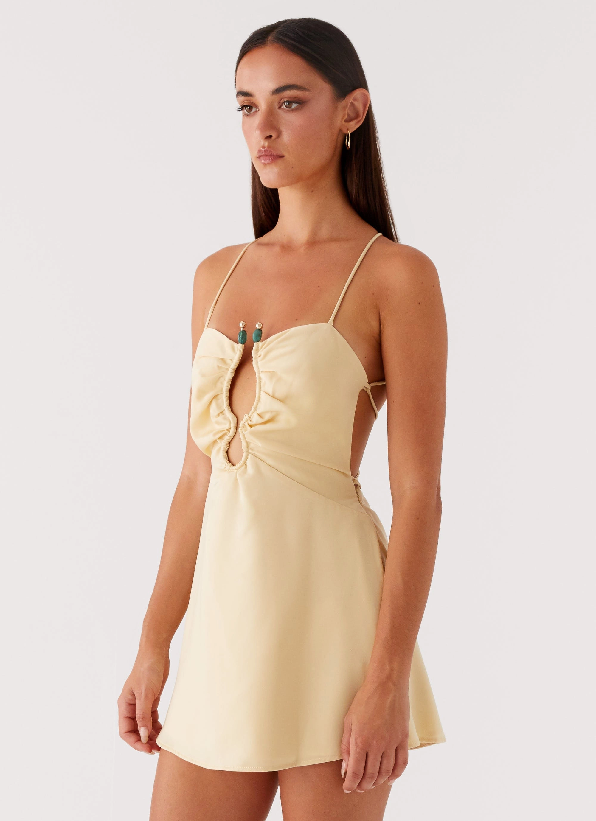 Zuma Mini Dress - Yellow Edgy vibes Everyday Layers