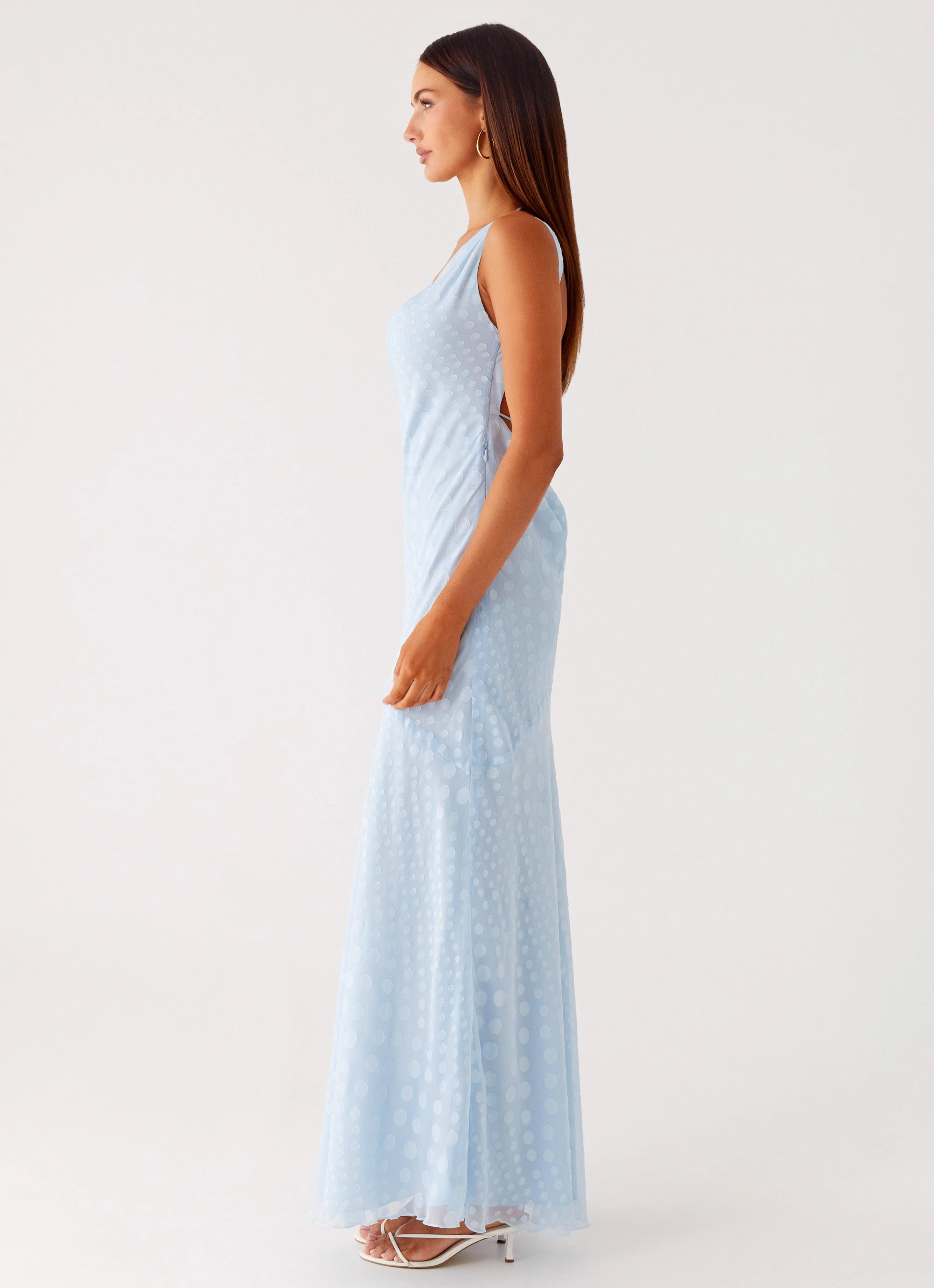 Sundance Chiffon Maxi Dress - Blue Must Have Minimal Touch