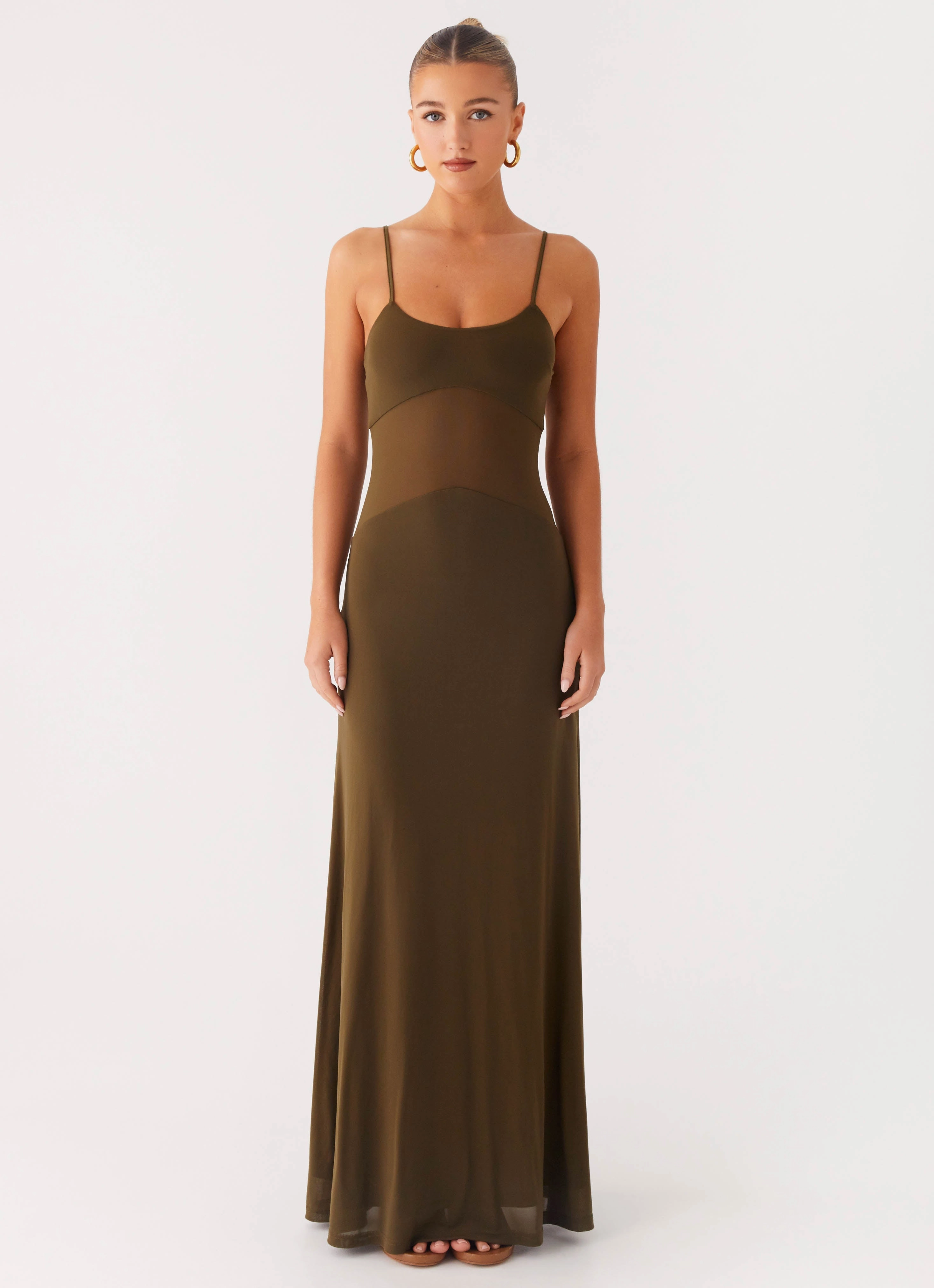 Starfall Maxi Dress - Khaki Sister Glow Resort Vibes