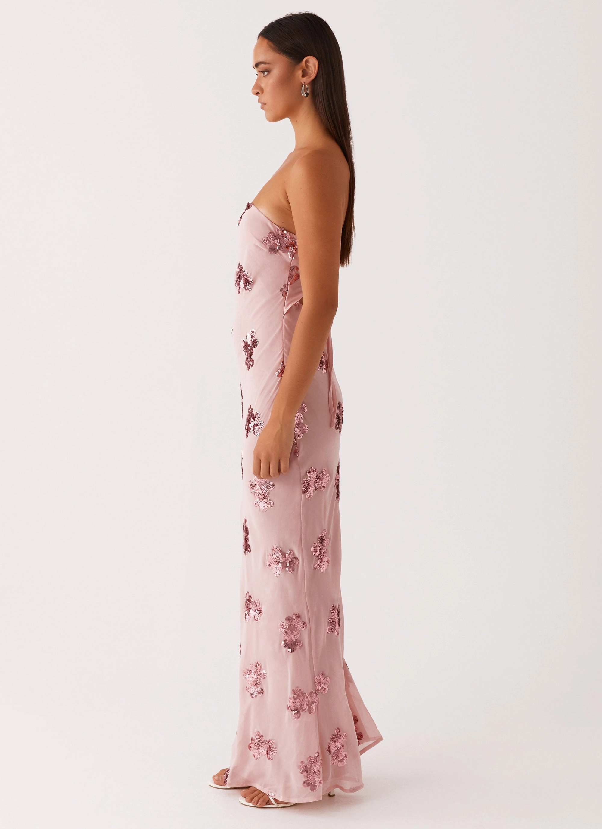 Sweet Escape Sequin Maxi Dress - Baby Pink Romance Soul