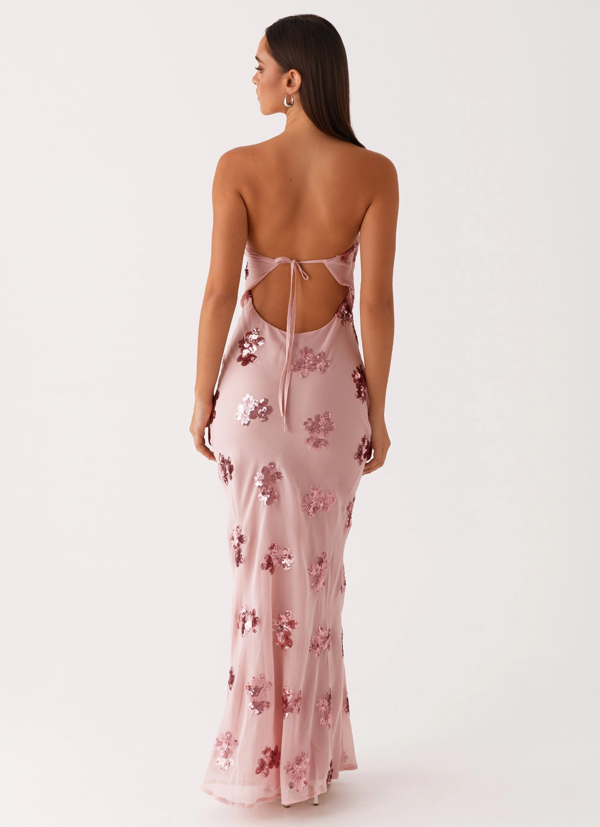 Sweet Escape Sequin Maxi Dress - Baby Pink Essential Piece