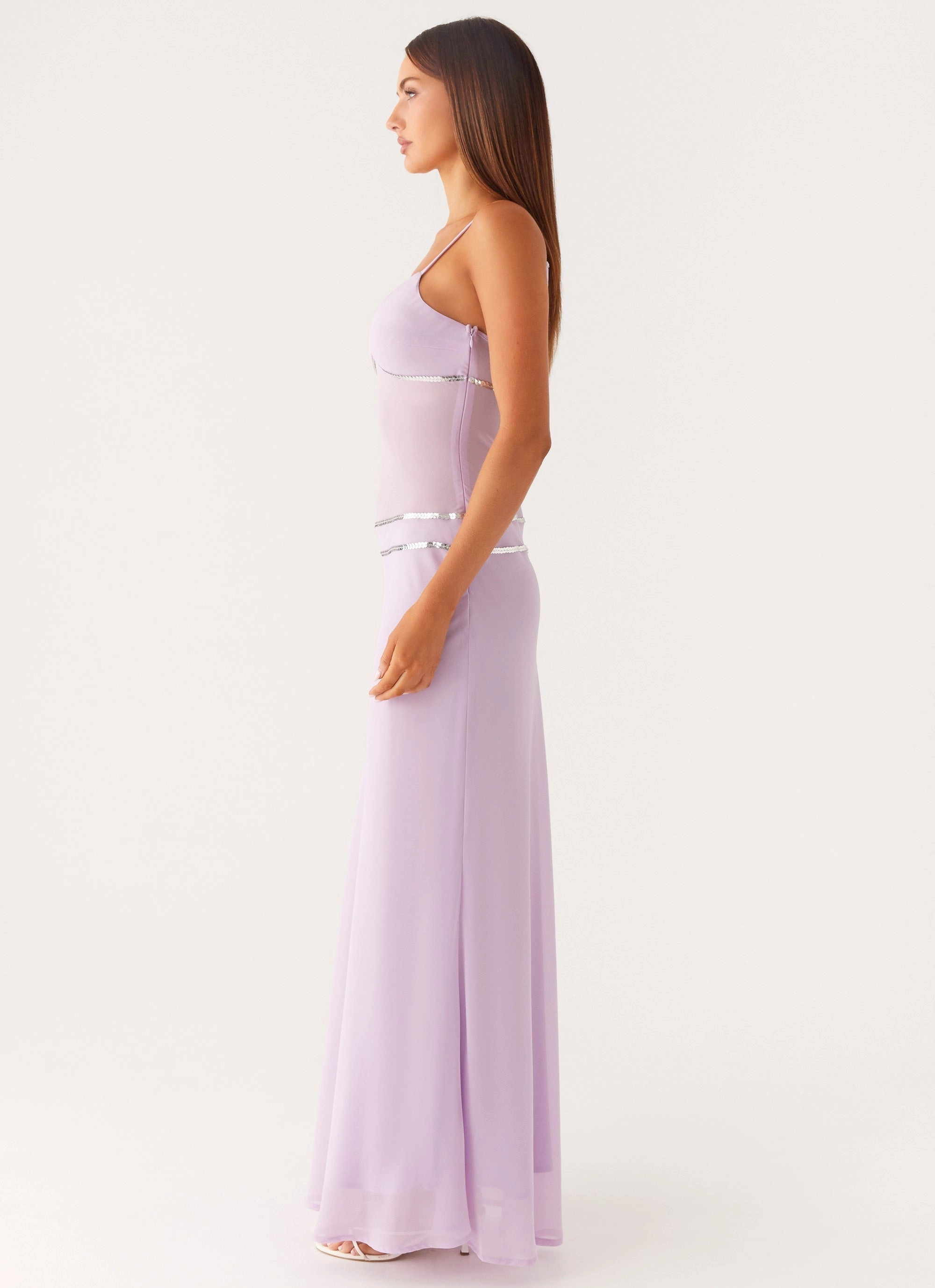 Sweet On You Maxi Dress - Lavender Bishop-Sleeve Timeless Touch