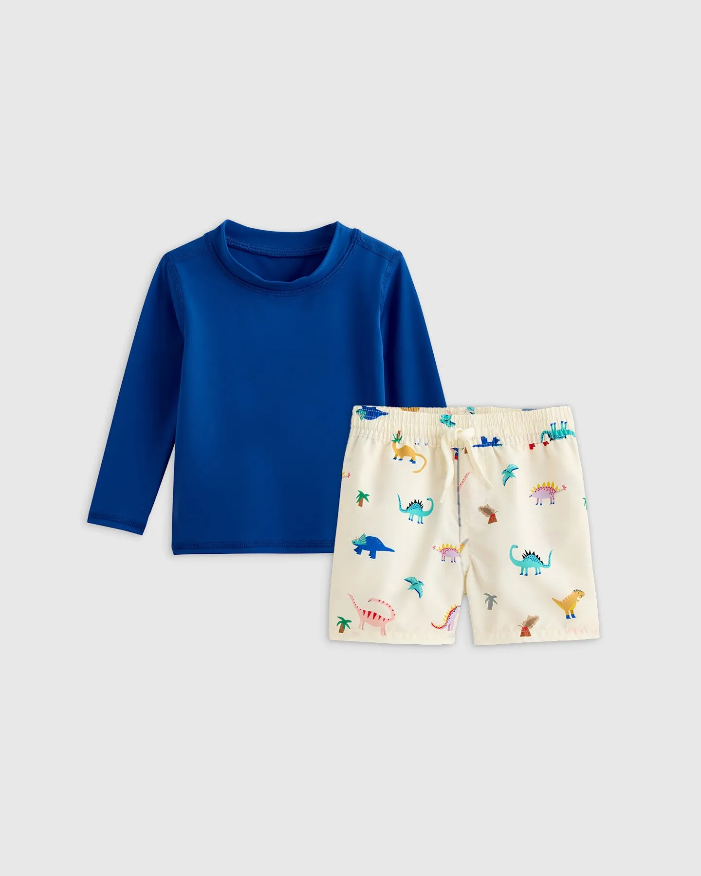 Swim Trunk and Rash Guard Set