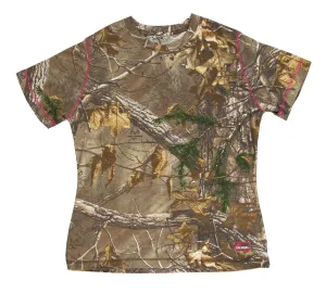 Tagless Design Berne Realtree Xtra Polyester Ladies Aspen Short Sleeve Tee S/S Fast Drying Berne Realtree Xtra Polyester Ladies Aspen Short Sleeve Tee S/S